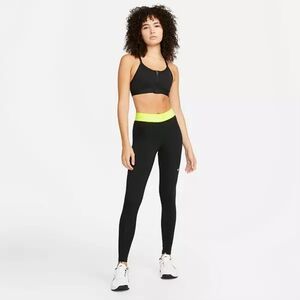 NWT Nike Pro Women's Mid-Rise Mesh-Paneled Leggings Size-S